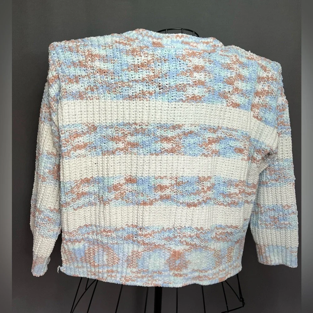 So - L - Crochet Crew Sweater - 100% Polyester - Used - Picture 4 of 11